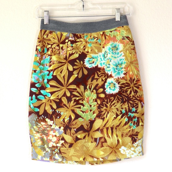 Tracy Reese short skirt in tropical print - Picture 9 of 13